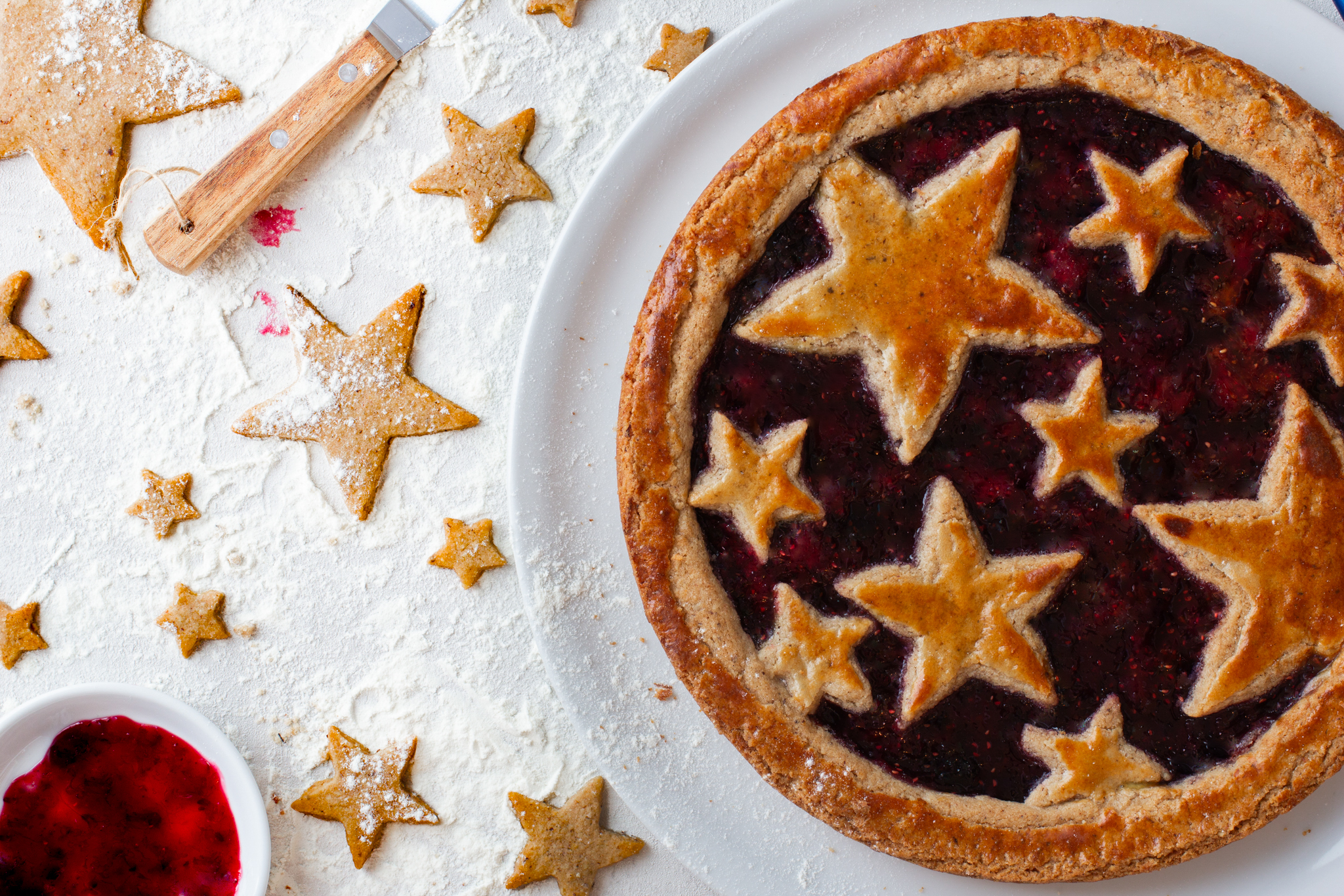 Linzer Torte von oben