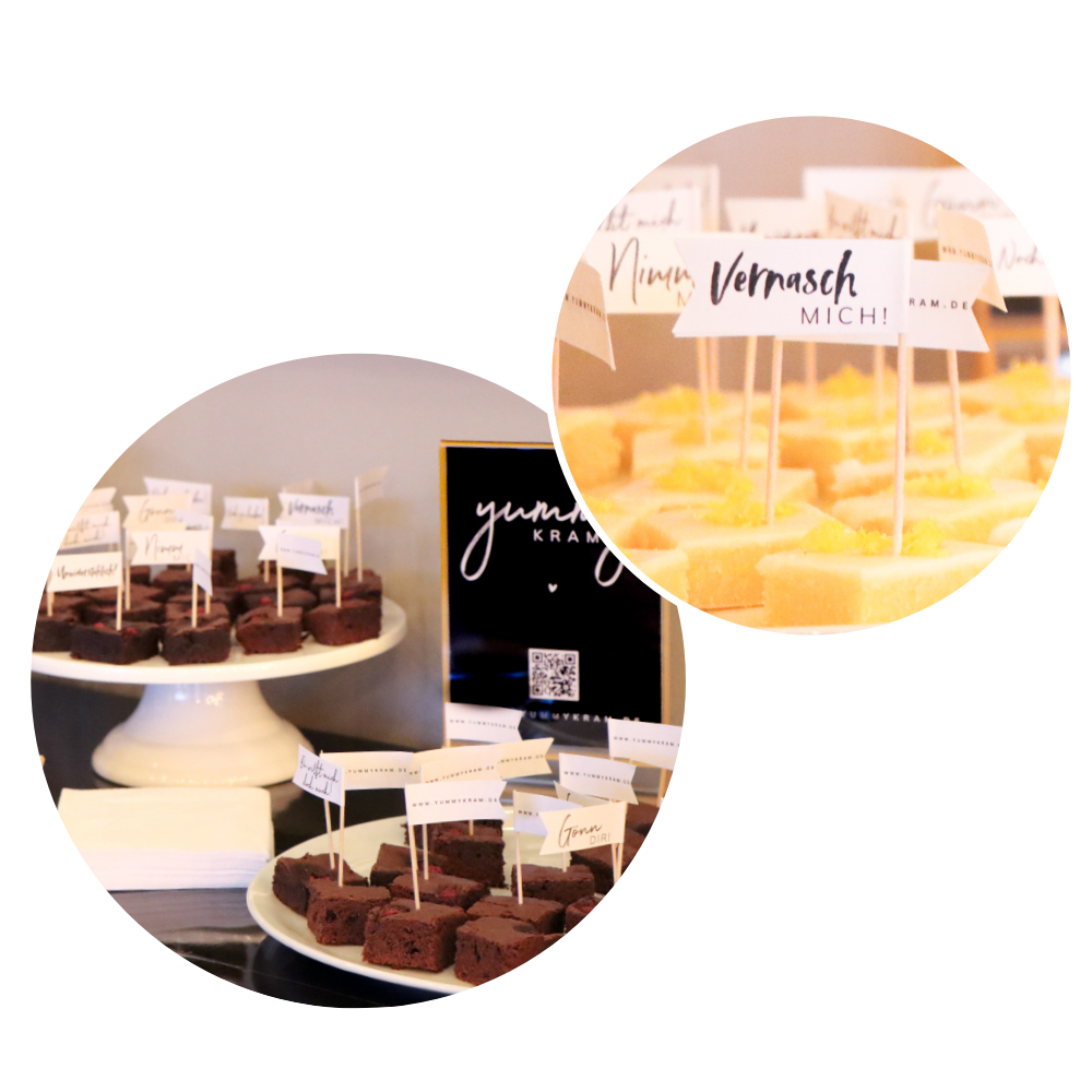 Brownie und Blondie Buffet beim Popup After Work Event