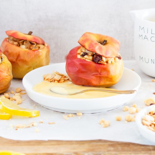 Bratapfel gefüllt mit Bratapfel Crumble