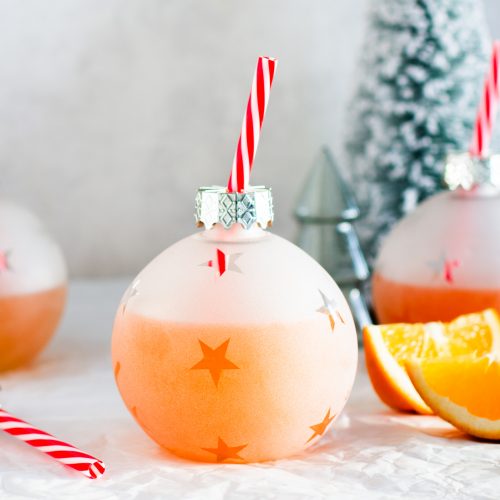 Glas heißer Aperol